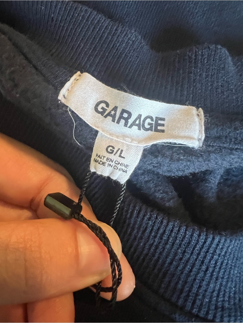 Garage Navy 'Pretty Please' Graphic Crewneck Sweatshirt - Women - Picture 2 of 7
